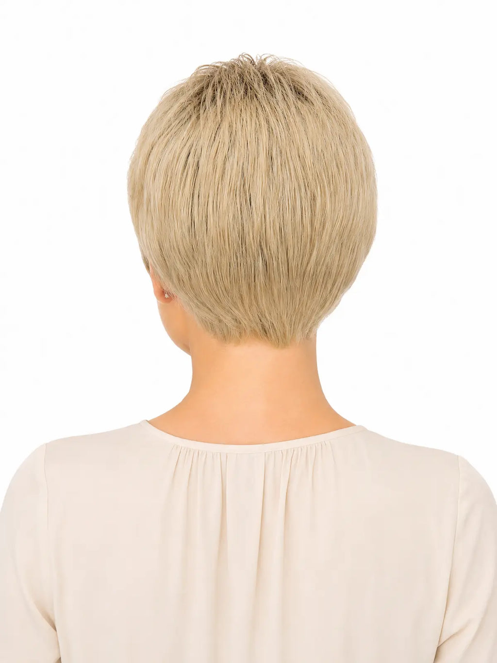 Eden in Honey Sand Rooted | Lace Front Mono Crown Synthetic Wig | Natural Blonde Pixie Wig