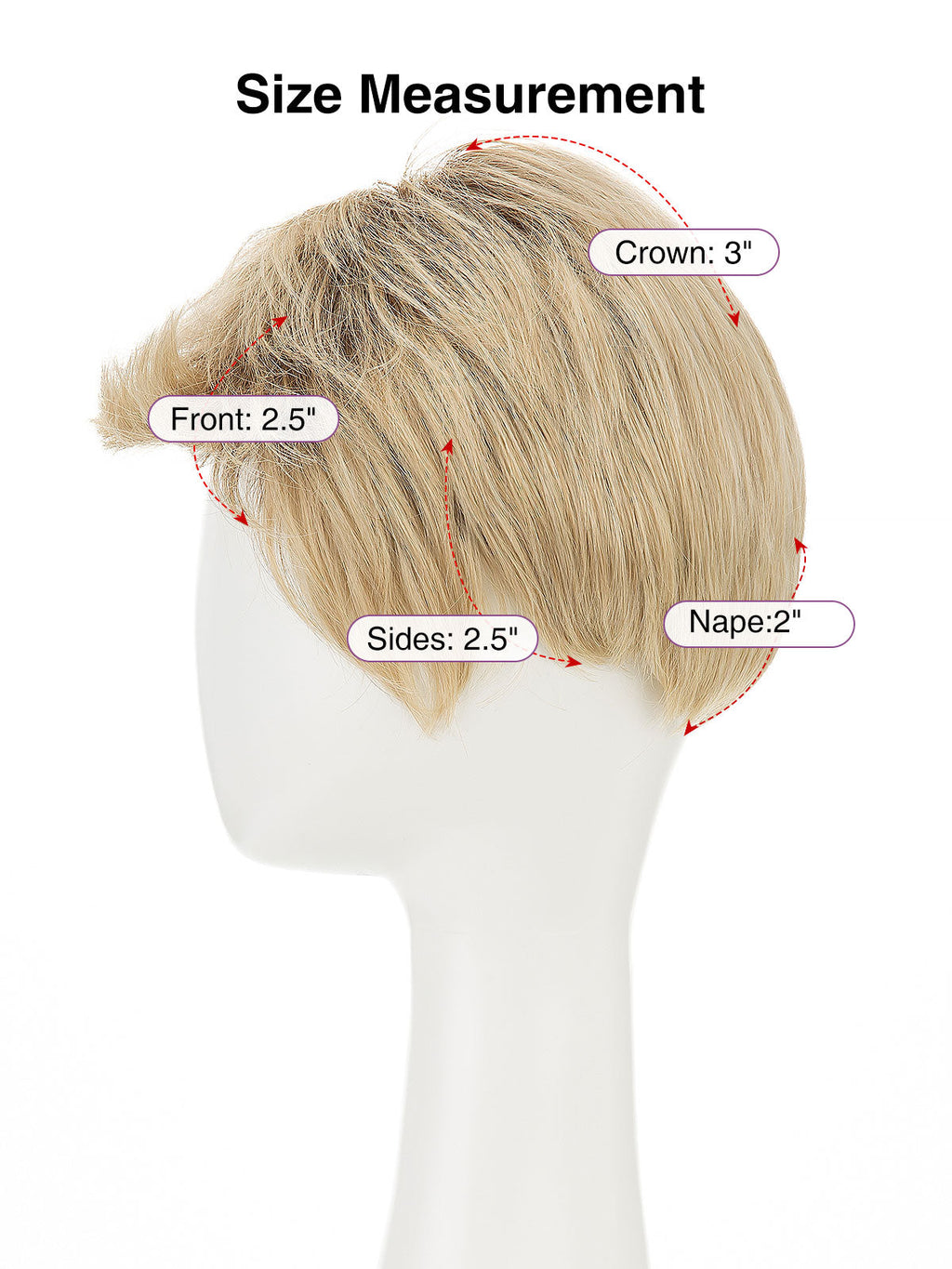 Eden in Honey Sand Rooted | Lace Front Mono Crown Synthetic Wig | Natural Blonde Pixie Wig