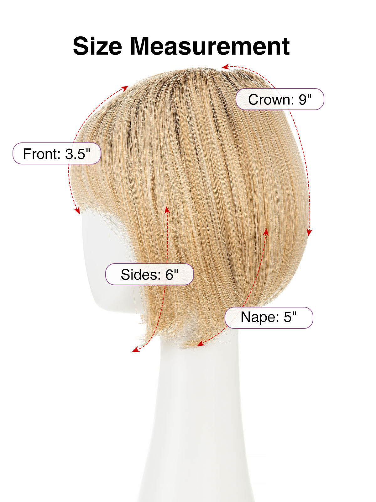 Celeste in Golden Breeze | Straight Bob Synthetic Wig | Blonde Basic Cap Wig