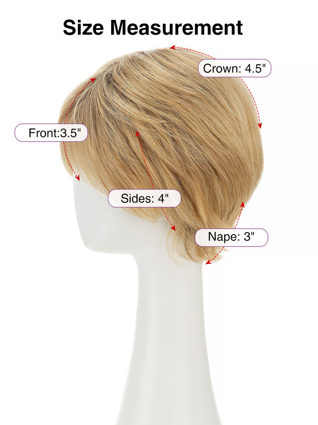 Isabelle in Honey Creme Rooted | Short Straight Synthetic Wig | Golden Blonde Wefted Wig