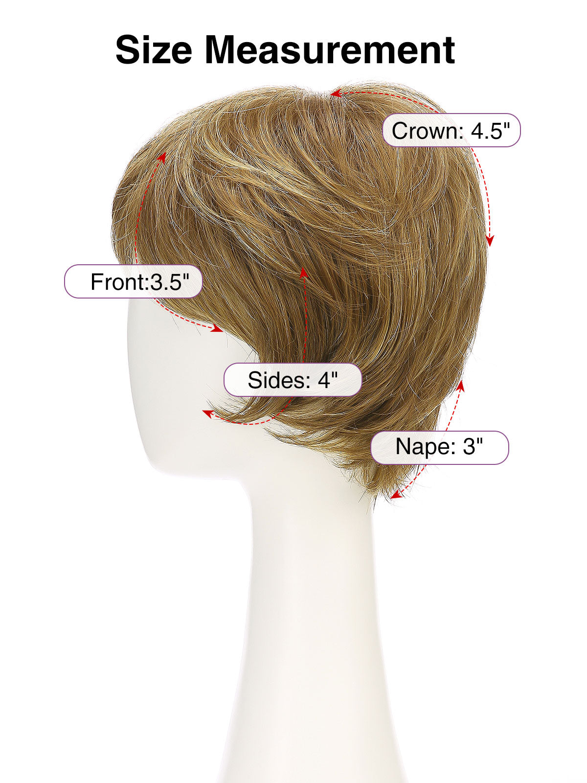 Isabelle in Medium Brown Blend | Short Synthetic Wig | Dimensional Brown Wig