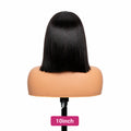 Natural Black Short Bob Wig | 13x4 HD Lace Human Hair Wig | 150 Density Wig