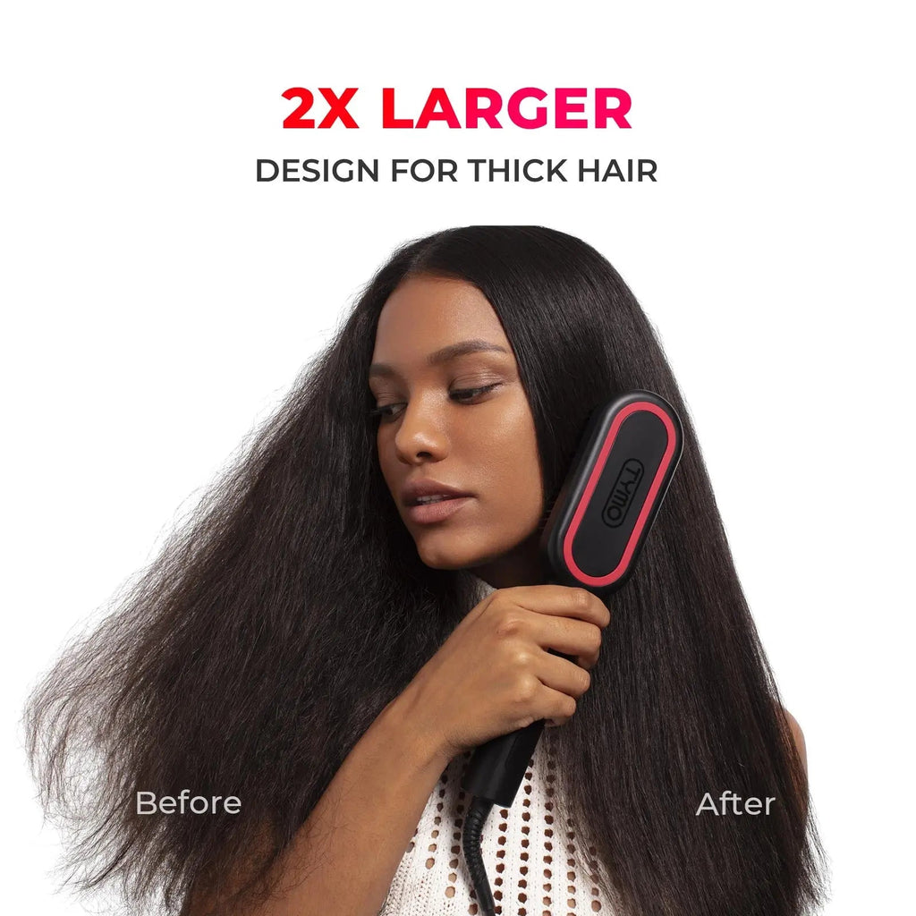 TYMO iONIC PLUS ionic straightening brush – front view