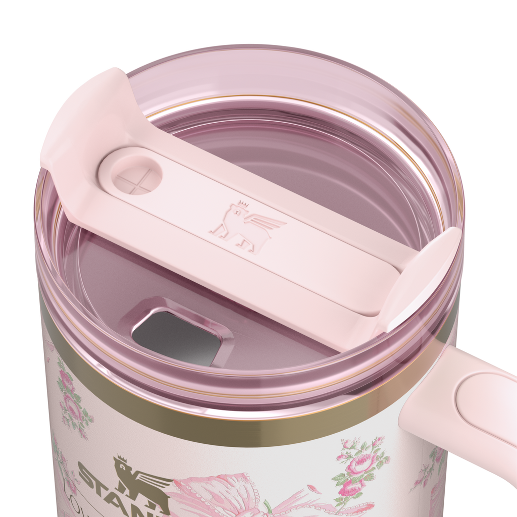 The Stanley X LoveShackFancy Holiday Quencher | 40 OZ (Pink)