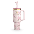 The Stanley X LoveShackFancy Holiday Quencher | 40 OZ (Pink)