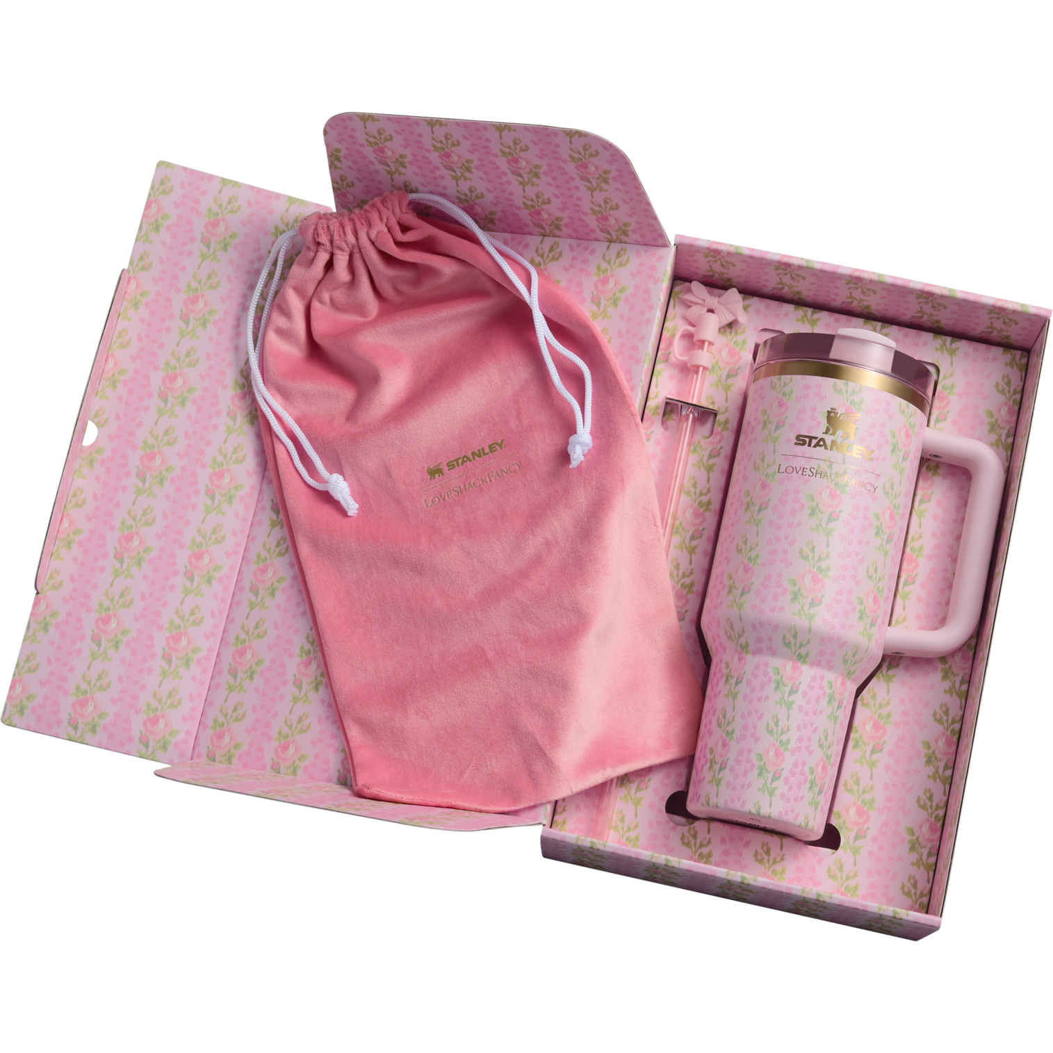 The Stanley x LoveShackFancy Quencher | 40 OZ (Blooming Heirloom)