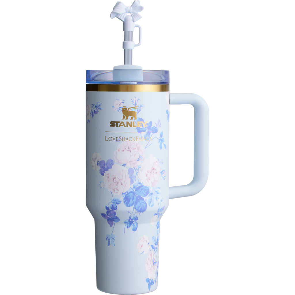 The Stanley x LoveShackFancy Quencher | 40 OZ (Everblooming Rosettes)