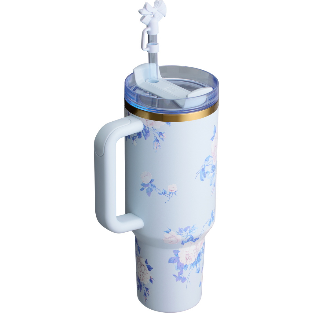 The Stanley x LoveShackFancy Quencher | 40 OZ (Everblooming Rosettes)
