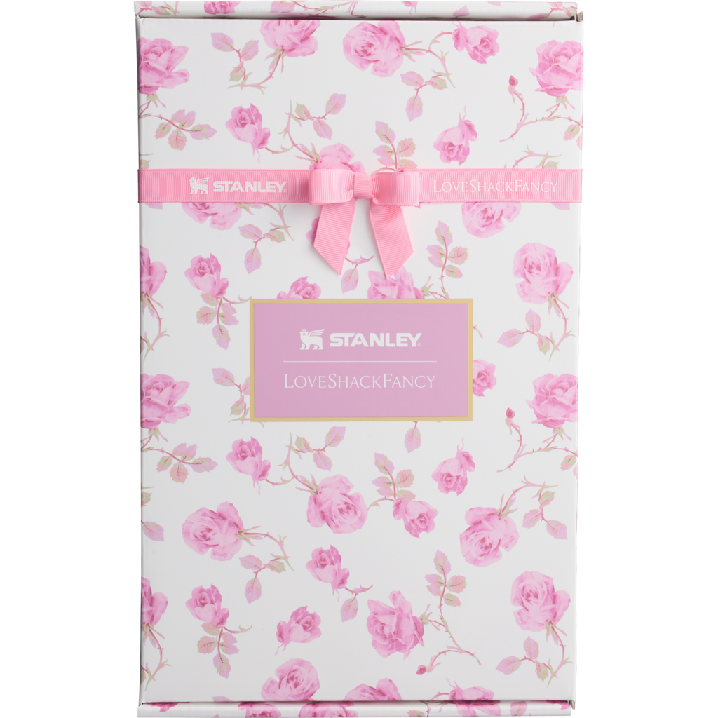 The Stanley x LoveShackFancy Quencher | 40 OZ (Ribbon Rosa)