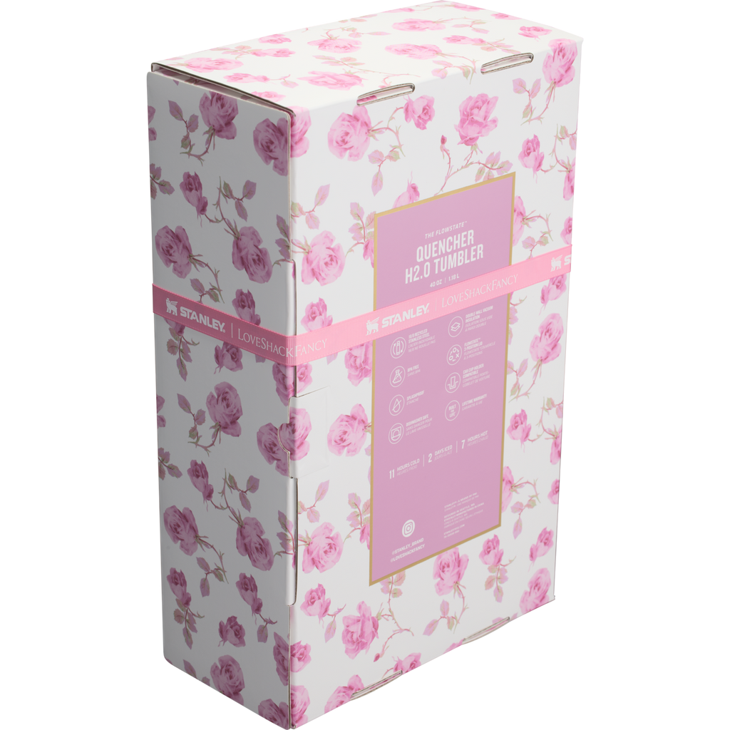 The Stanley x LoveShackFancy Quencher | 40 OZ (Ribbon Rosa)