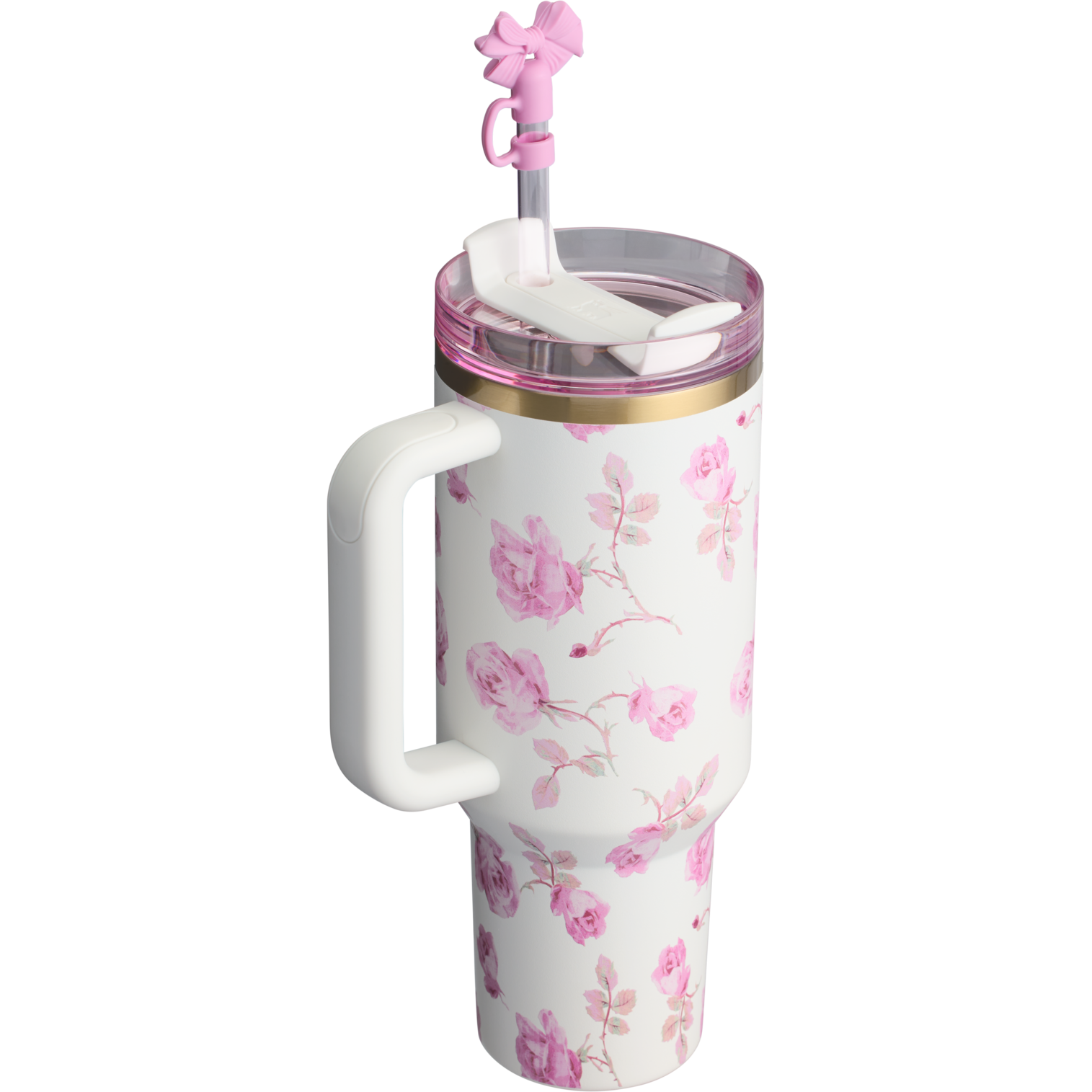 The Stanley x LoveShackFancy Quencher | 40 OZ (Ribbon Rosa)