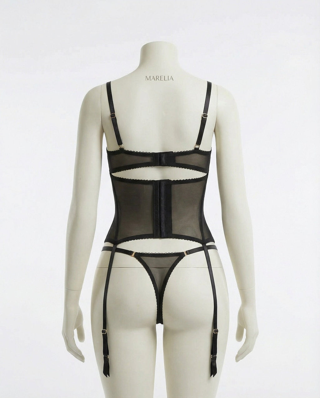 Floral Embroidered Corset Lingerie Set - AR UNIVERSALAR UNIVERSALLingerie Sets