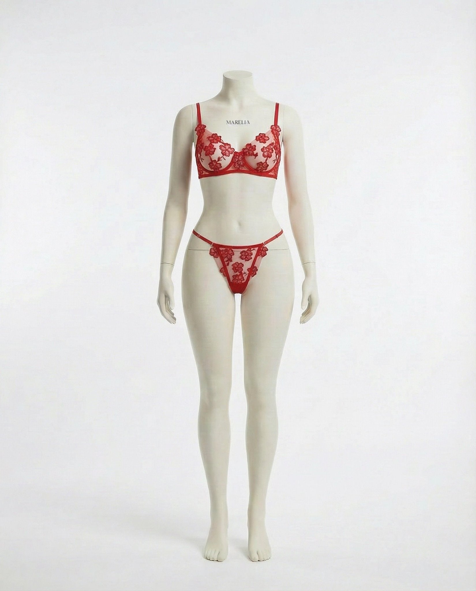 Floral Embroidered Lingerie Set - AR UNIVERSALAR UNIVERSALLingerie Sets