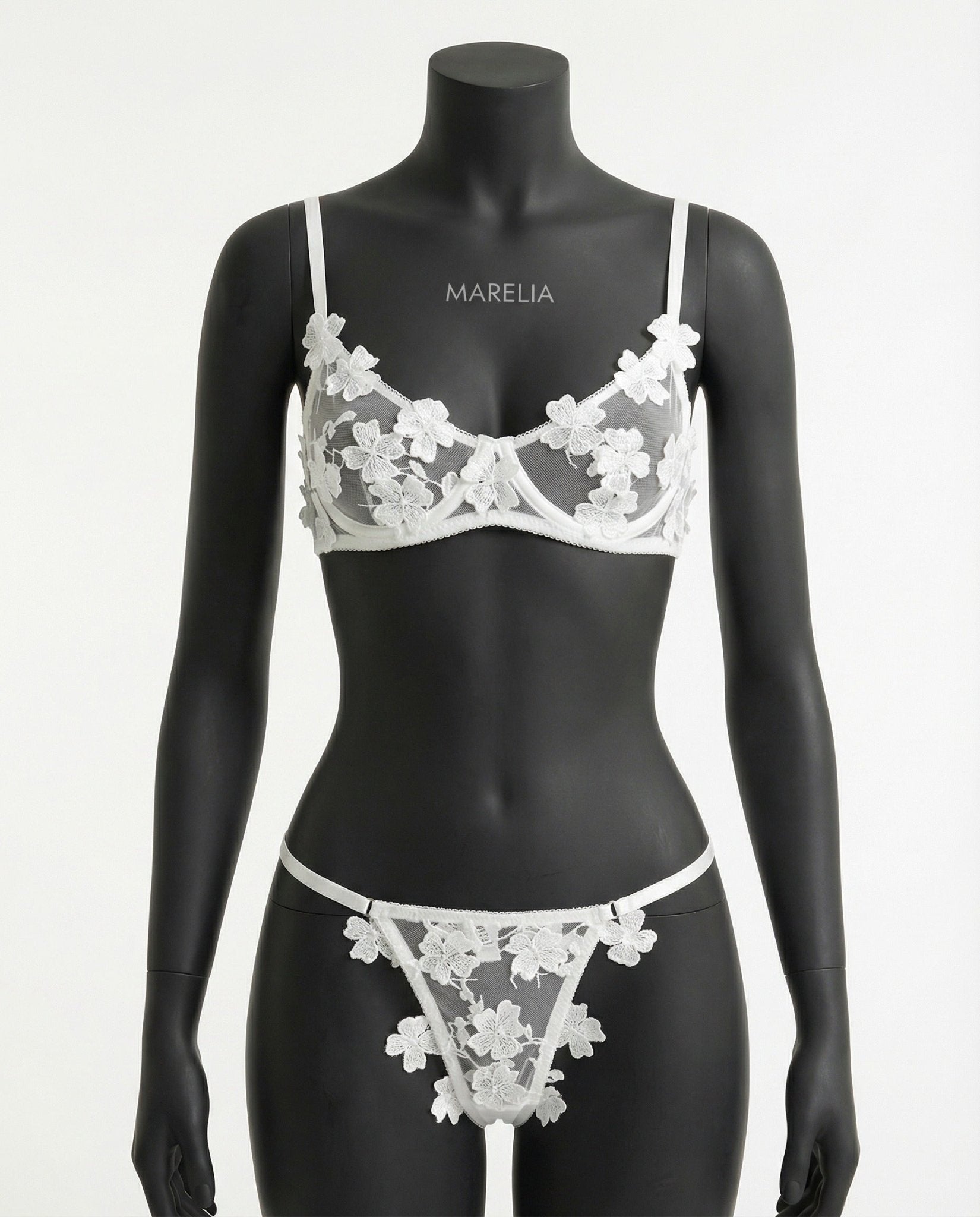 Floral Embroidered Lingerie Set - AR UNIVERSALAR UNIVERSALLingerie Sets
