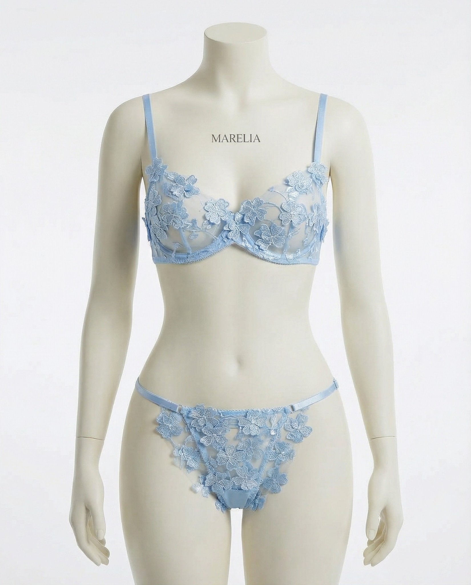 Floral Embroidered Lingerie Set - AR UNIVERSALAR UNIVERSALLingerie Sets