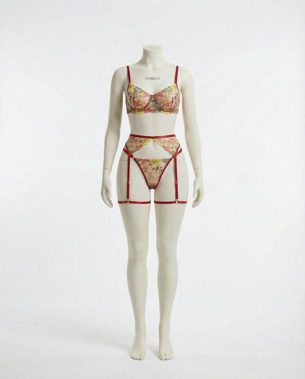 Floral Embroidered Lingerie Set: Comfort meets elegance - AR UNIVERSALAR UNIVERSALLingerie SetLingerie Set