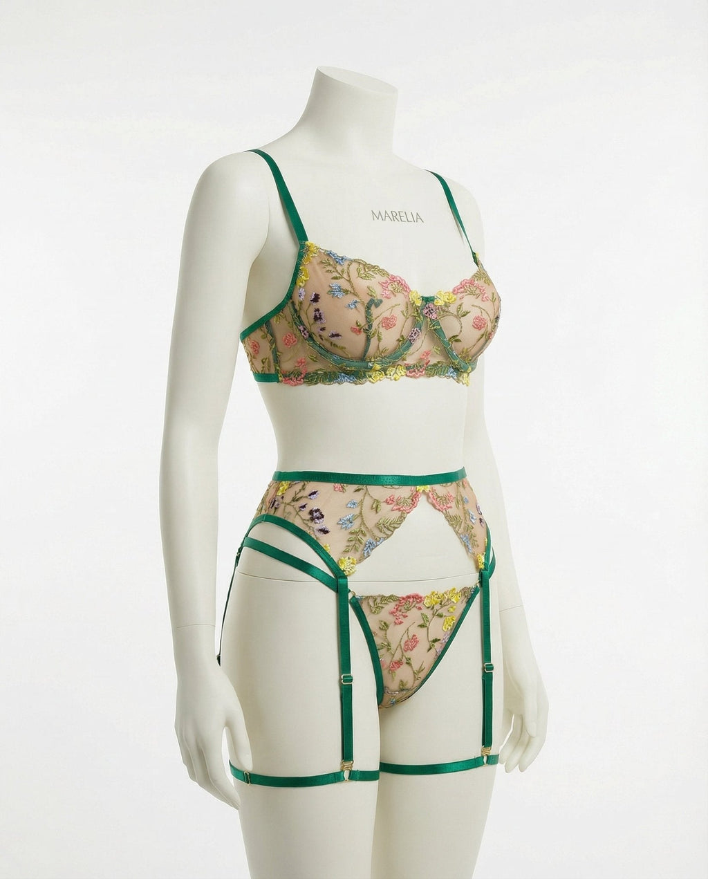 Floral Embroidered Lingerie Set: Comfort meets elegance - AR UNIVERSALAR UNIVERSALLingerie SetLingerie Set