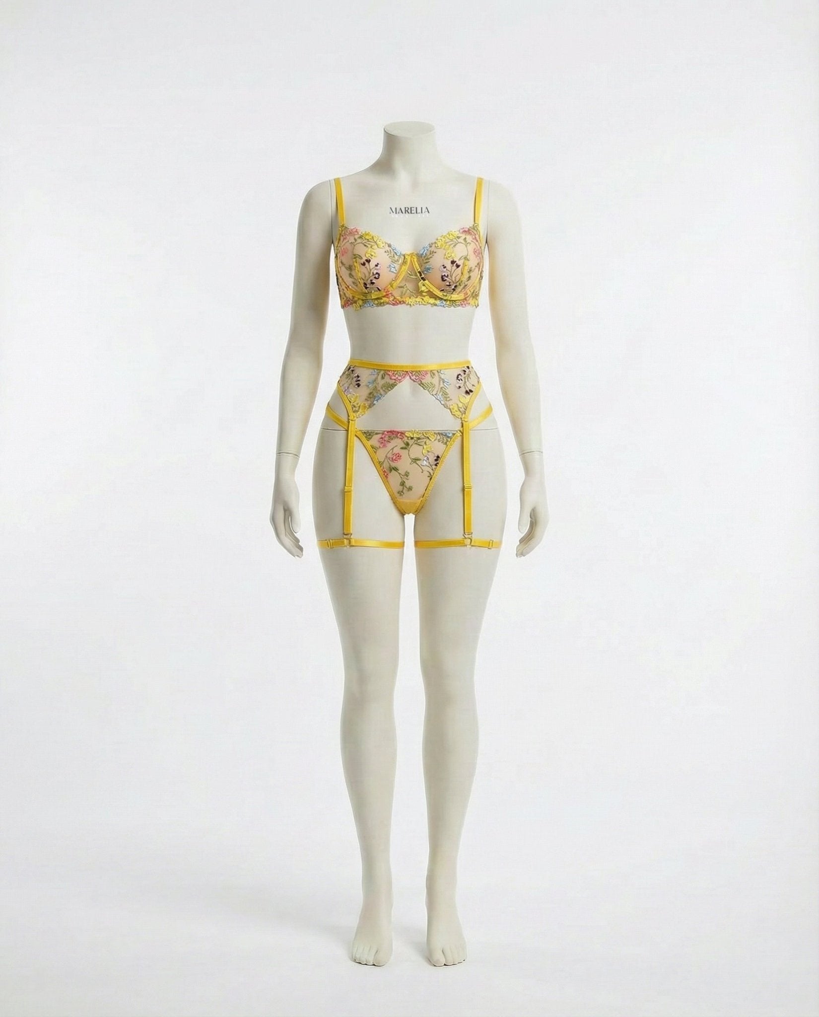 Floral Embroidered Lingerie Set: Comfort meets elegance - AR UNIVERSALAR UNIVERSALLingerie SetLingerie Set