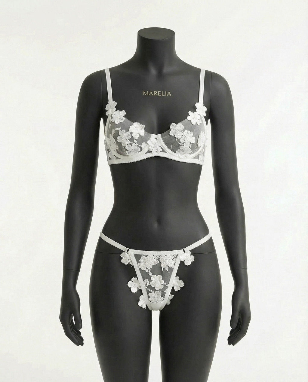 Floral Embroidered Lingerie Set - AR UNIVERSALAR UNIVERSALLingerie Sets