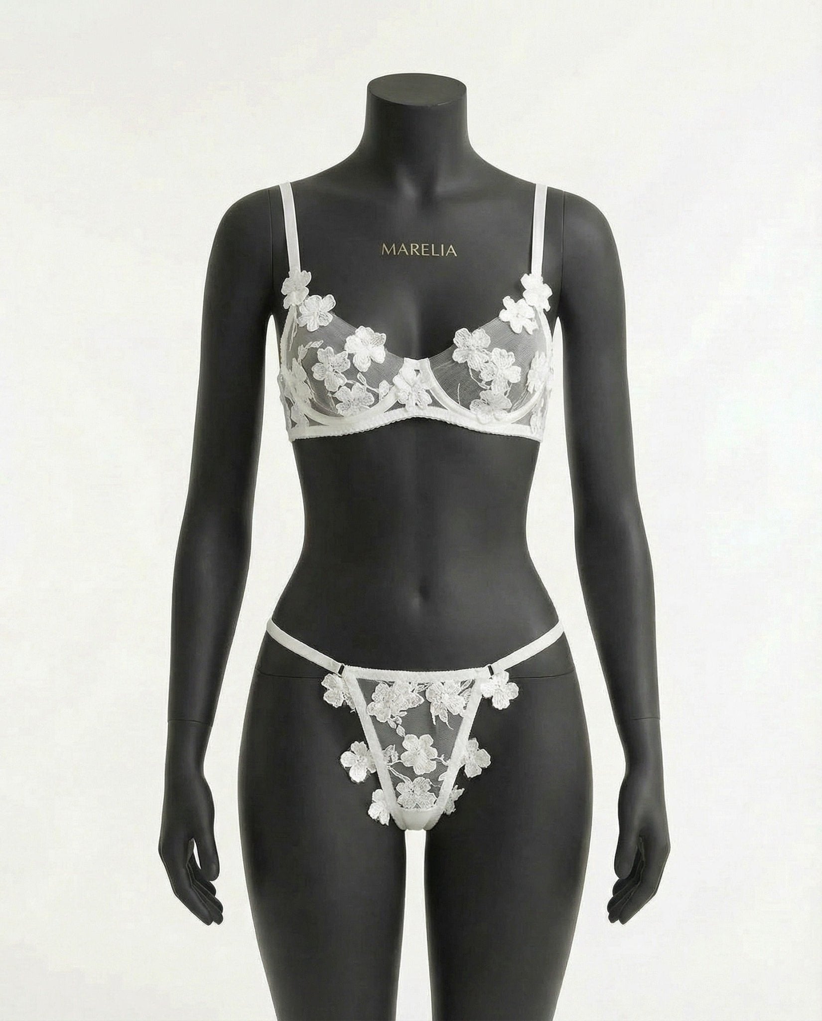 Floral Embroidered Lingerie Set - AR UNIVERSALAR UNIVERSALLingerie Sets