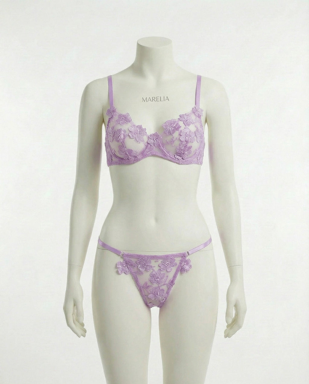 Floral Embroidered Lingerie Set - AR UNIVERSALAR UNIVERSALLingerie Sets