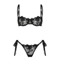 Floral Embroidered Mesh Lingerie Set - AR UNIVERSALAR UNIVERSALLingerie Sets