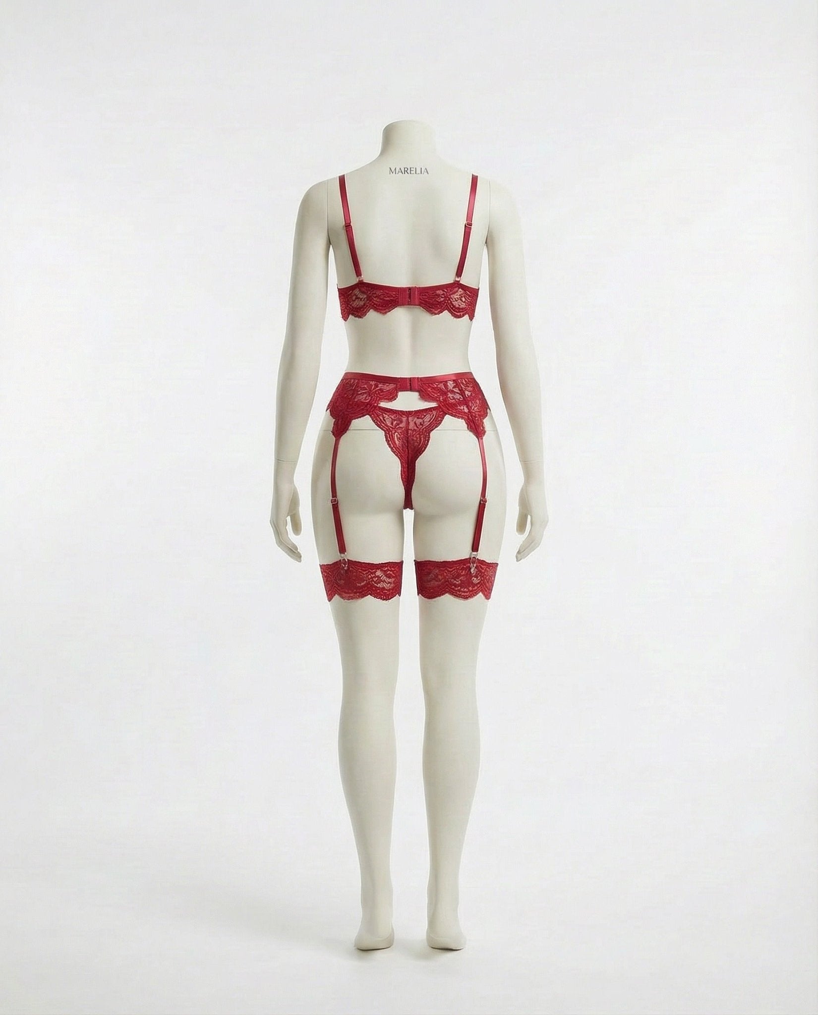 Elegant 4-Piece Lace Lingerie Set - AR UNIVERSALghntshLingerie Sets