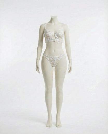 Lace Bra And Thong Set