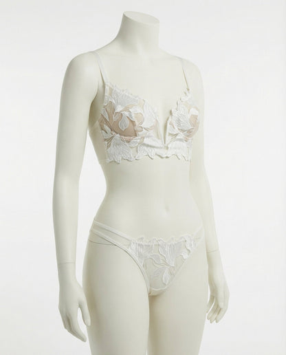 Lace Bra And Thong Set