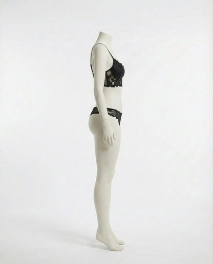 Lace Bra And Thong Set