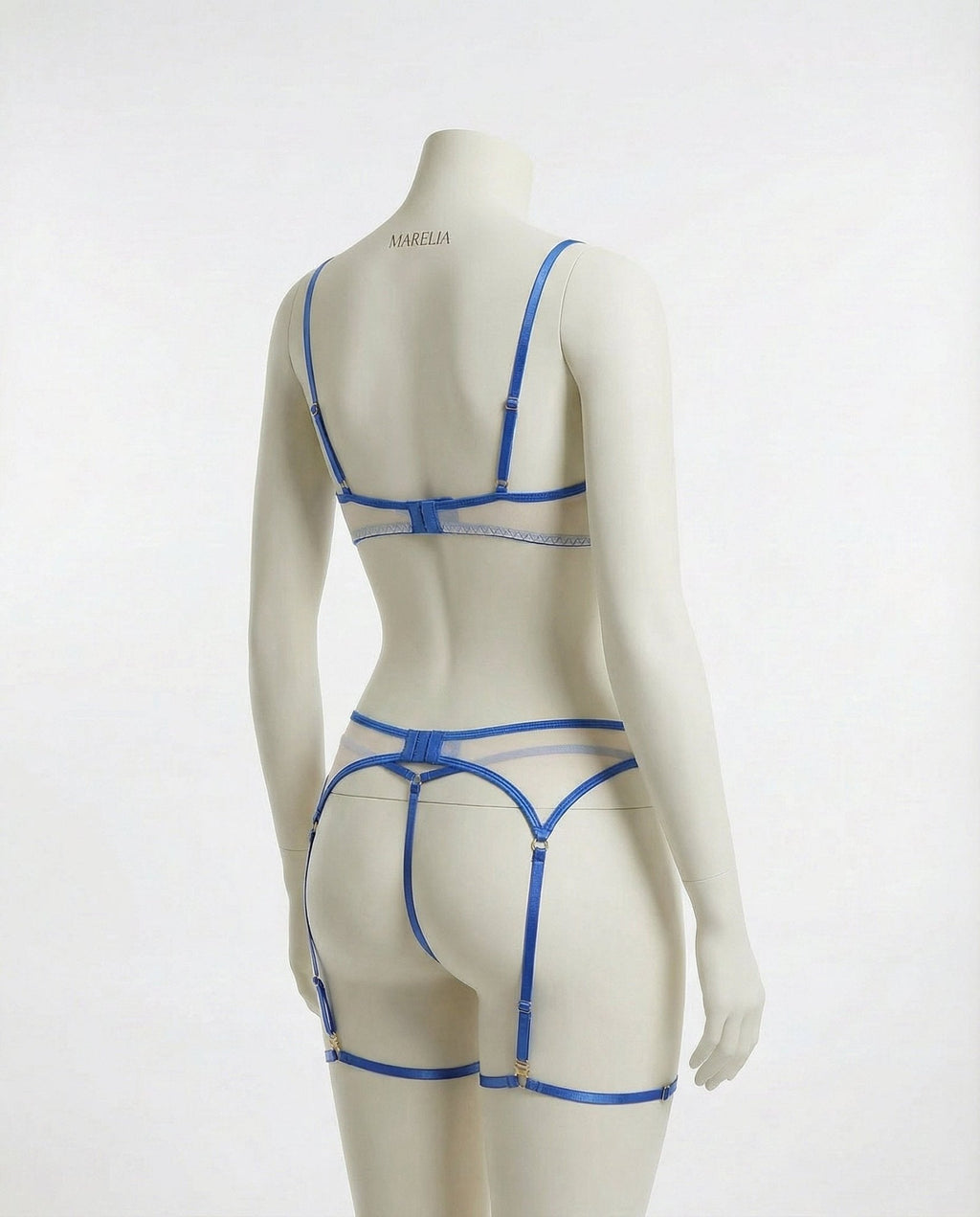Lace Underwire Bra Brief And Suspender Belt Set - AR UNIVERSALghntshLingerie Set