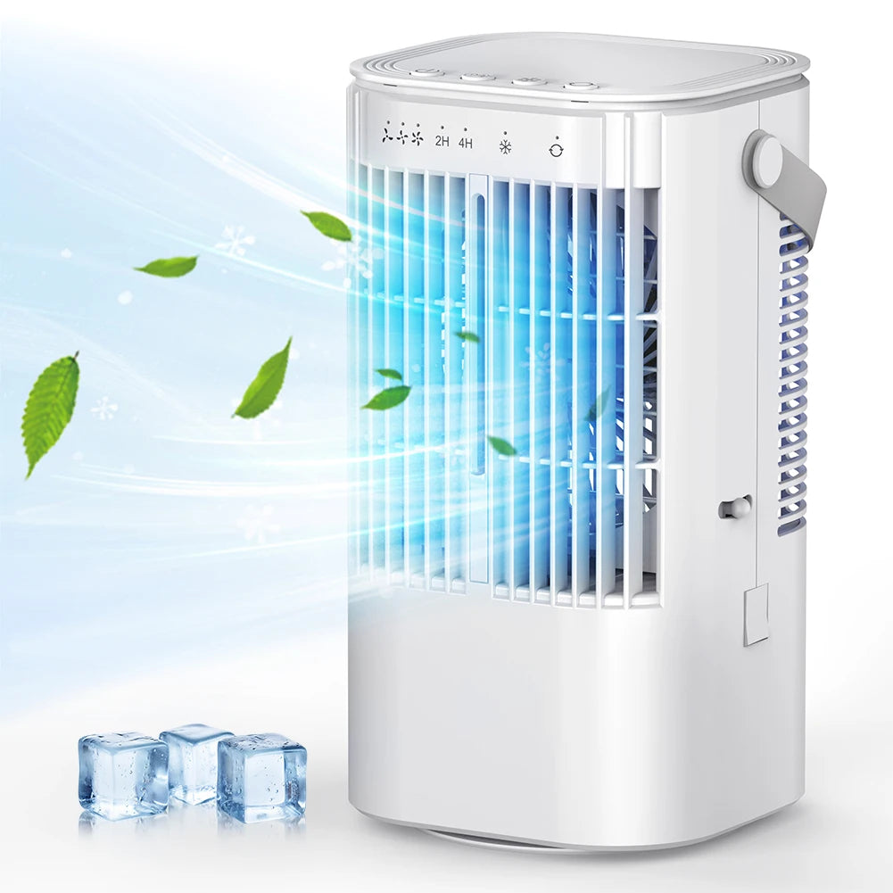 Desktop Portable Air Cooler with Three Adjustable Fan Speeds