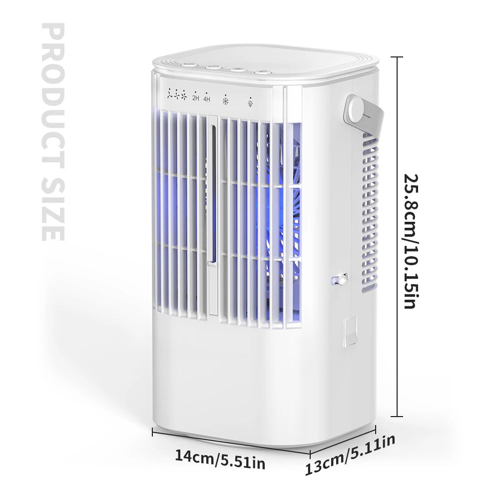Desktop Portable Air Cooler with Three Adjustable Fan Speeds