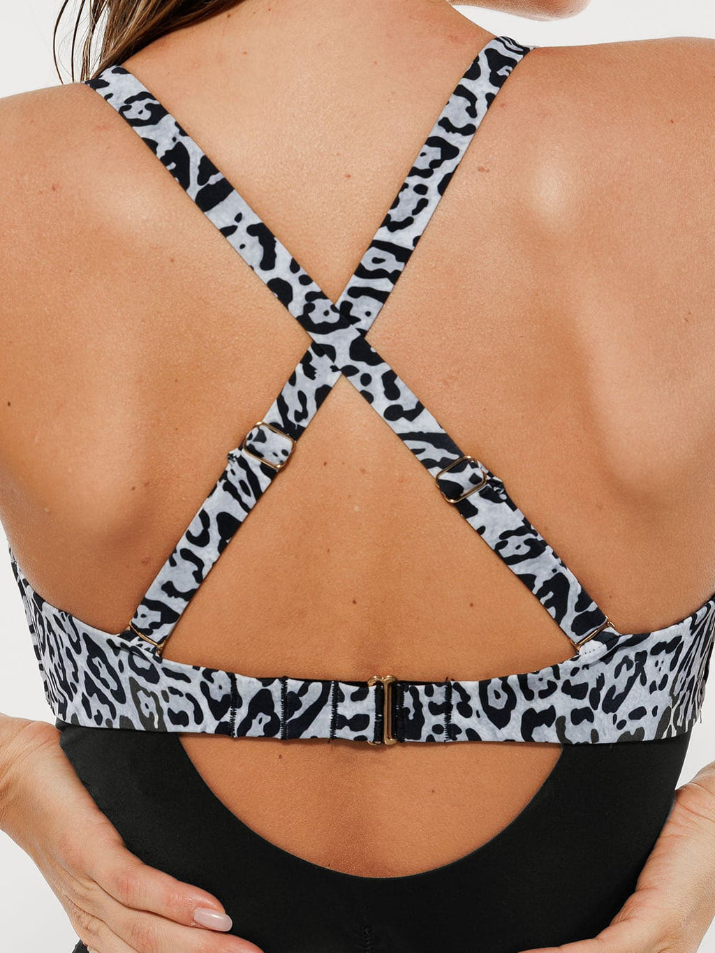 AR UNIVERSAL Mesh Inset Tie-Side Sculpting One-Piece Swimsuit swimwear