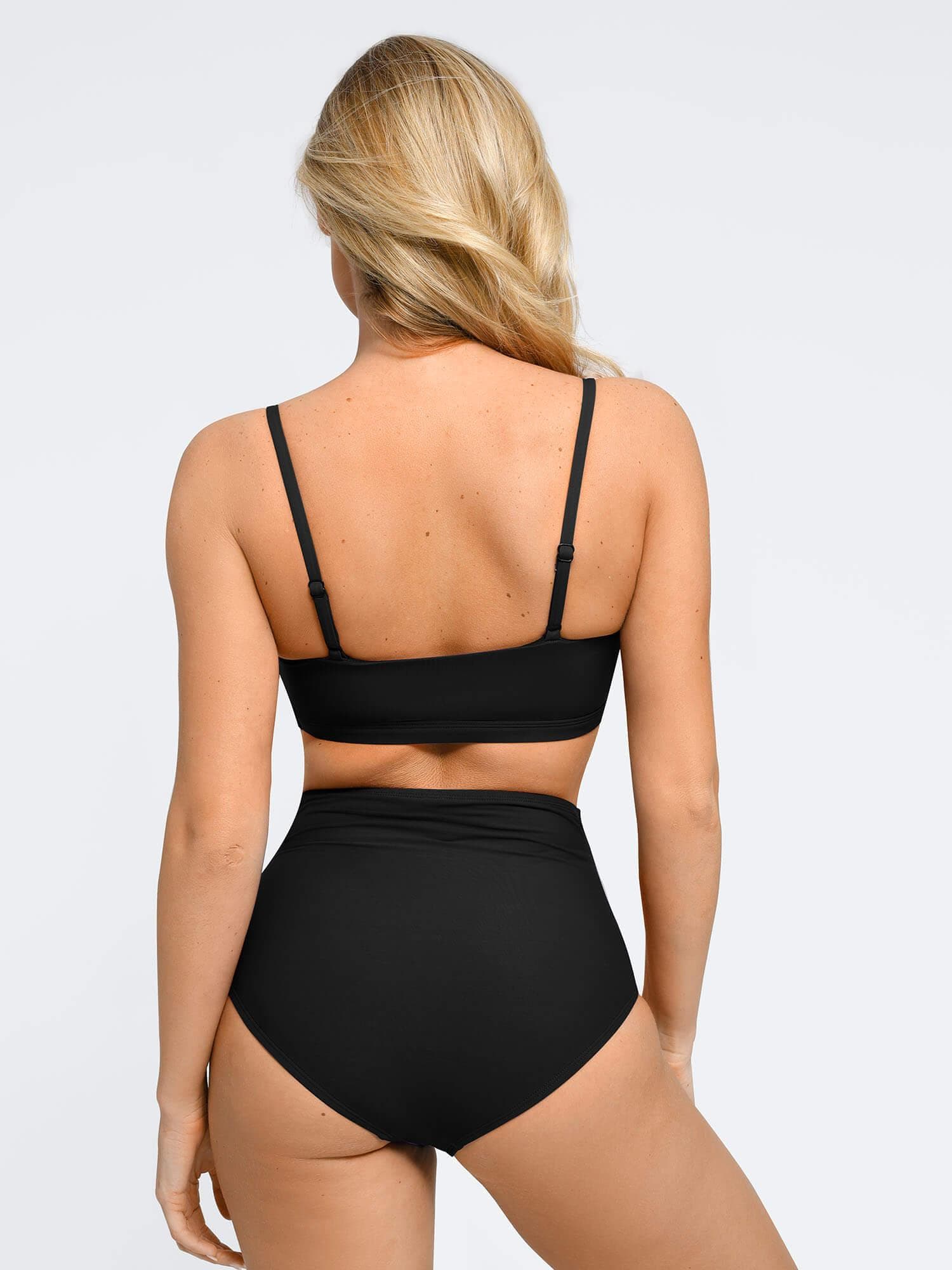 AR UNIVERSAL Ruched Bikini Top and Bottom Bundle swimwear