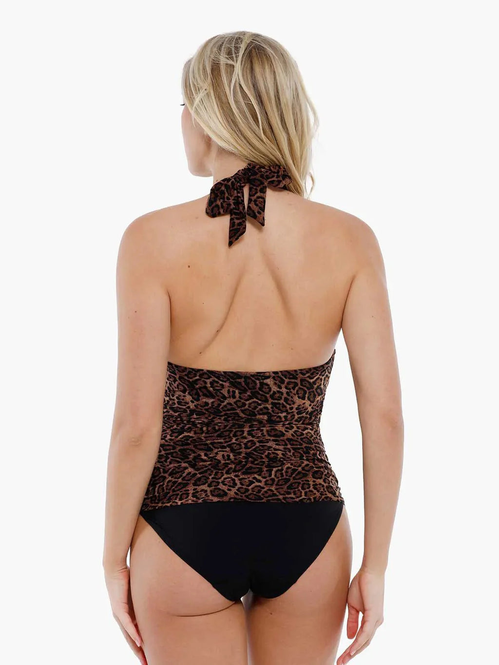 AR UNIVERSAL Halter Tummy Control Swimsuit and Cover-Up Set swimwear