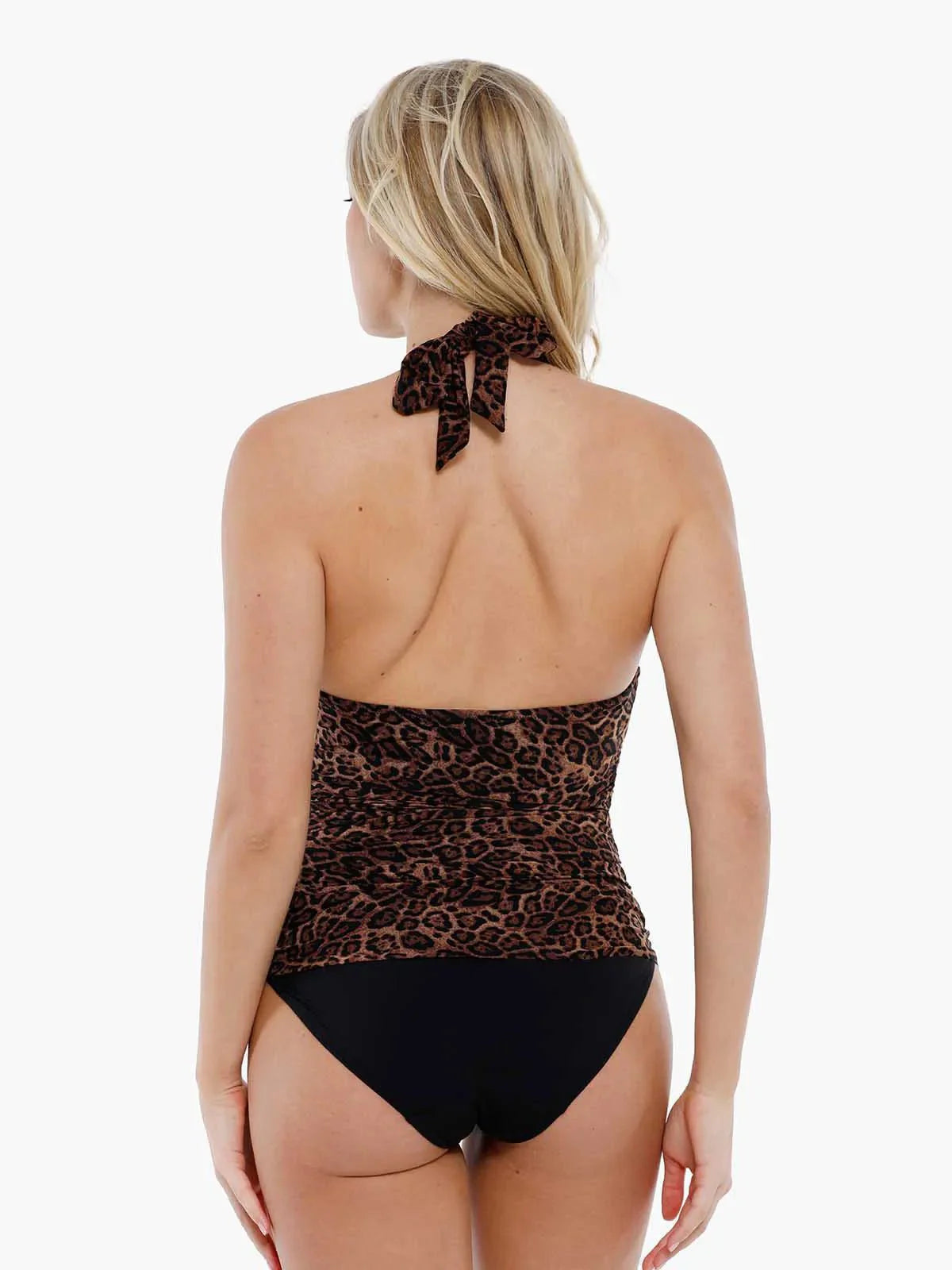 AR UNIVERSAL Halter Tummy Control Swimsuit and Cover-Up Set swimwear