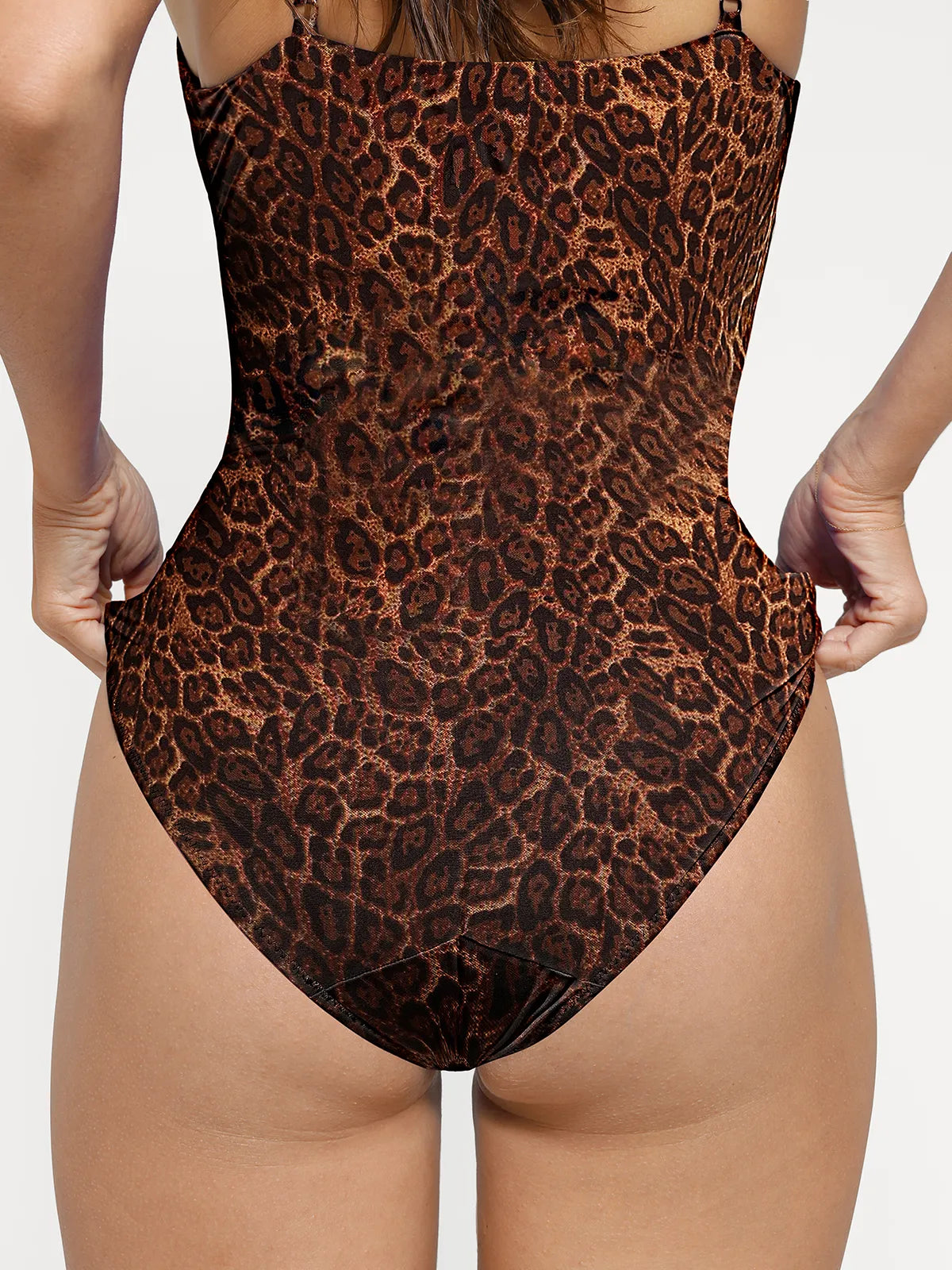 AR UNIVERSAL Plunging V Slimming One-Piece Swimsuit swimwear