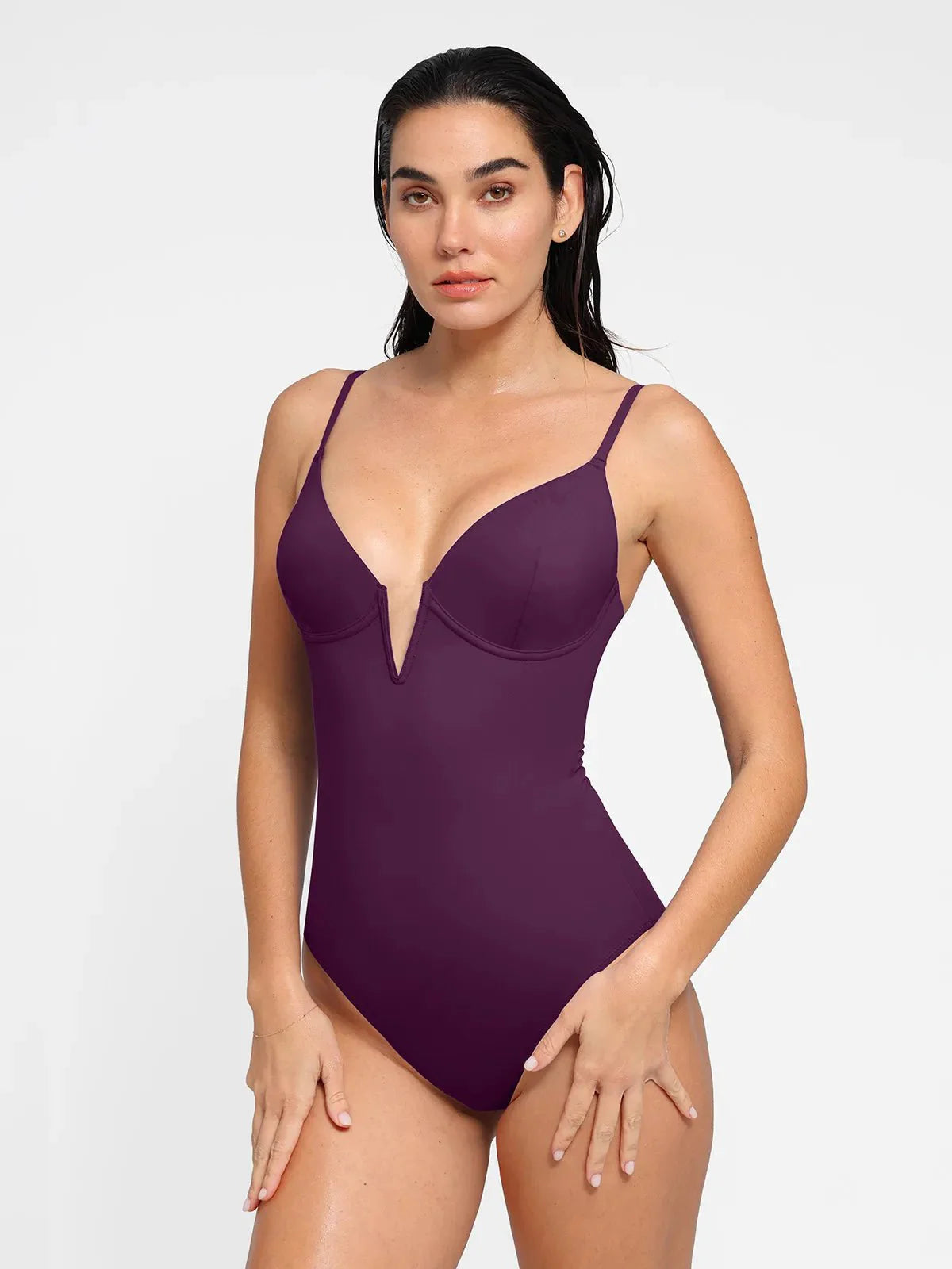 AR UNIVERSAL Slimming One-Piece Swimsuit and Mesh Coverup Set swimwear