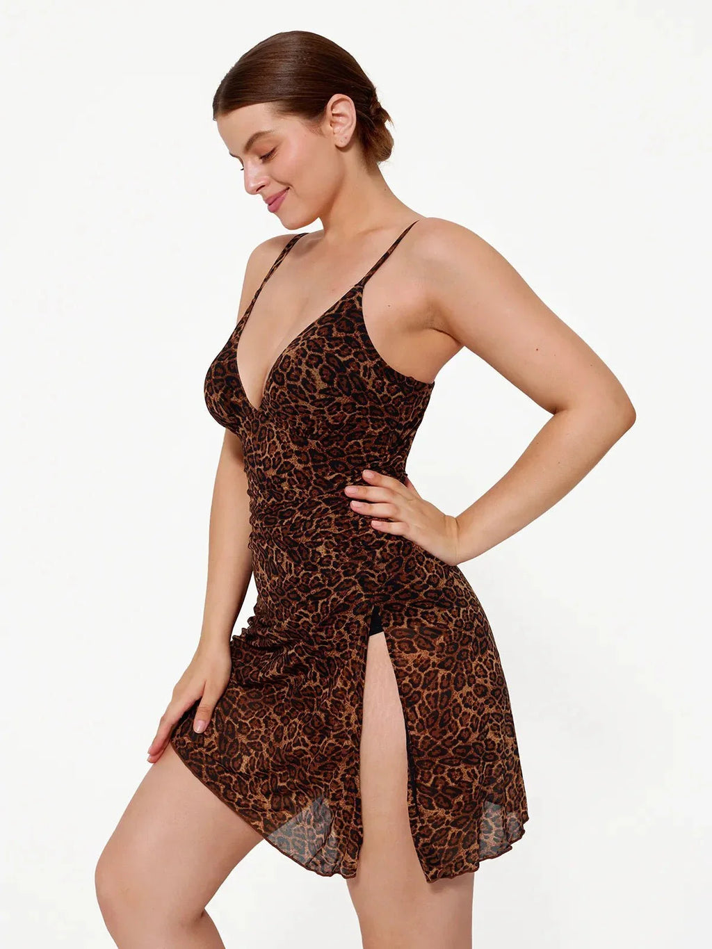 AR UNIVERSAL Ruched Convertible One-Piece Swimsuit swimwear