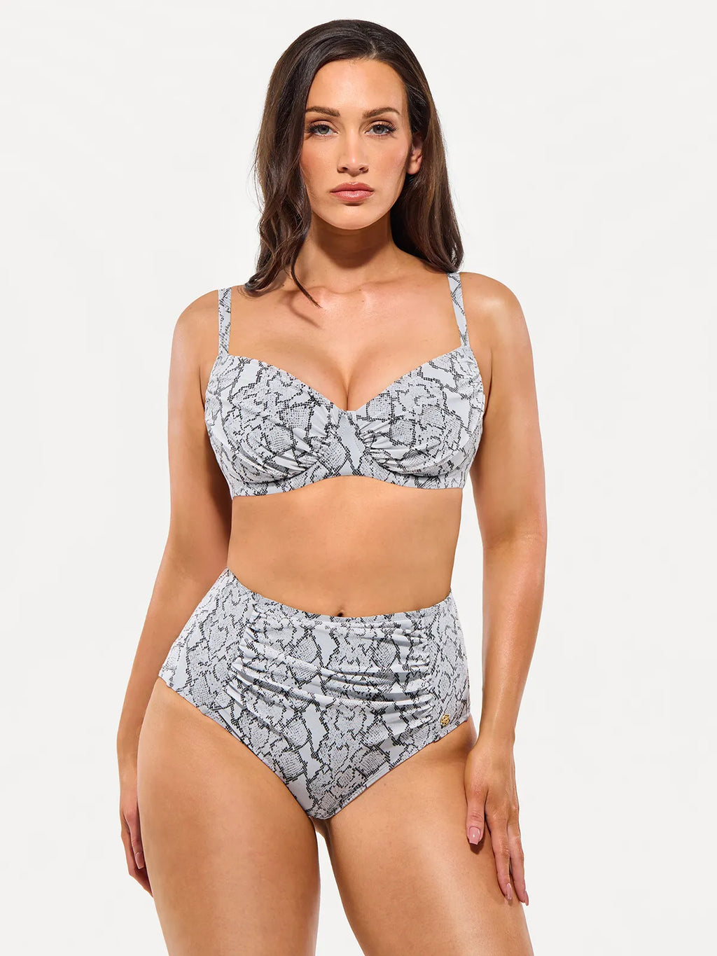 AR UNIVERSAL Ruched Tummy Control Bikini Set swimwear