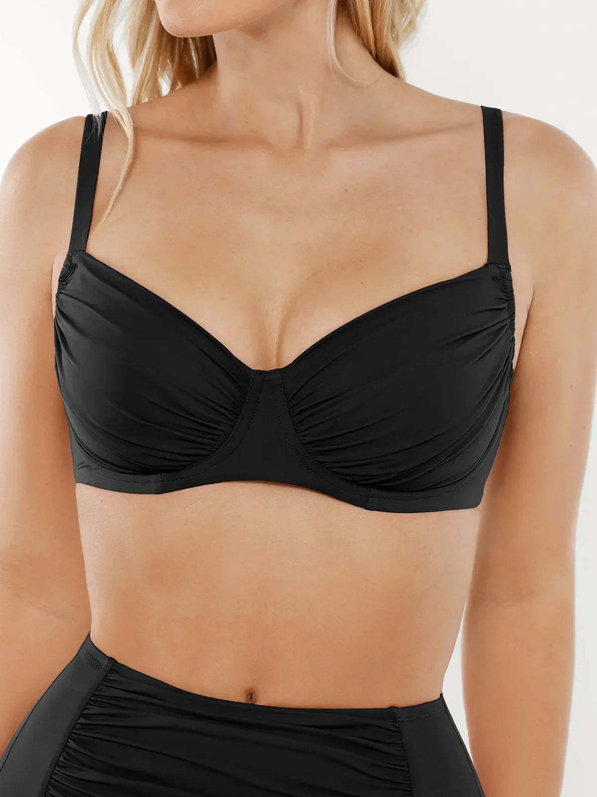 AR UNIVERSAL Ruched Tummy Control Bikini Set swimwear