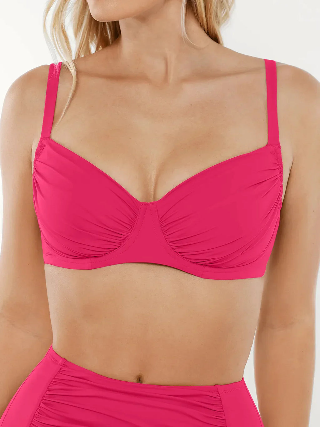 AR UNIVERSAL Ruched Tummy Control Bikini Set swimwear