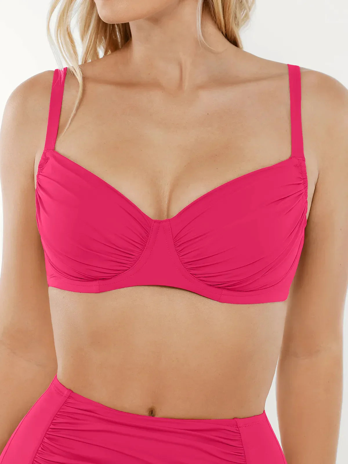 AR UNIVERSAL Ruched Tummy Control Bikini Set swimwear