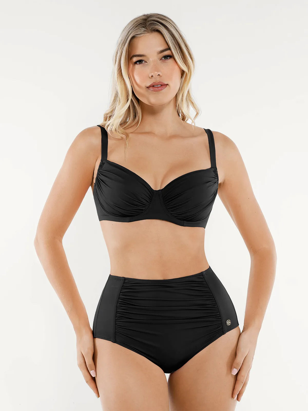 AR UNIVERSAL Ruched Tummy Control Bikini Set swimwear