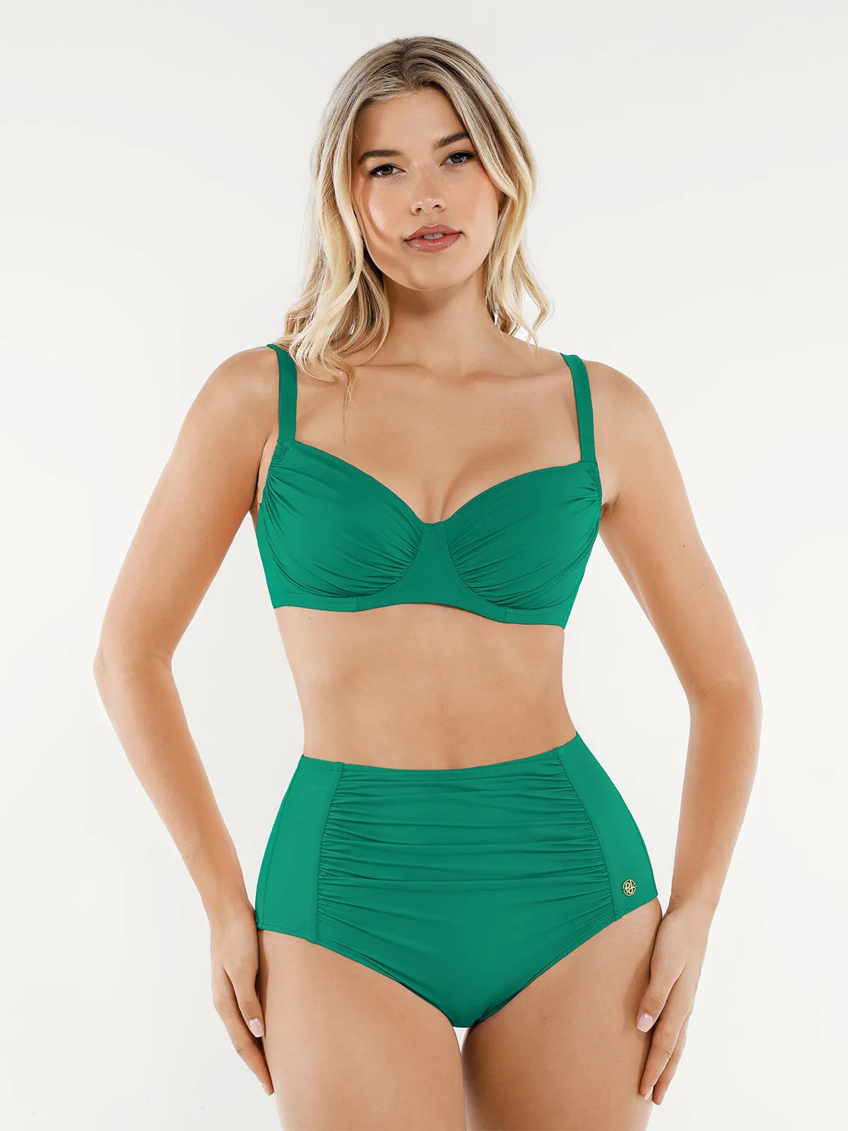 AR UNIVERSAL Ruched Tummy Control Bikini Set swimwear