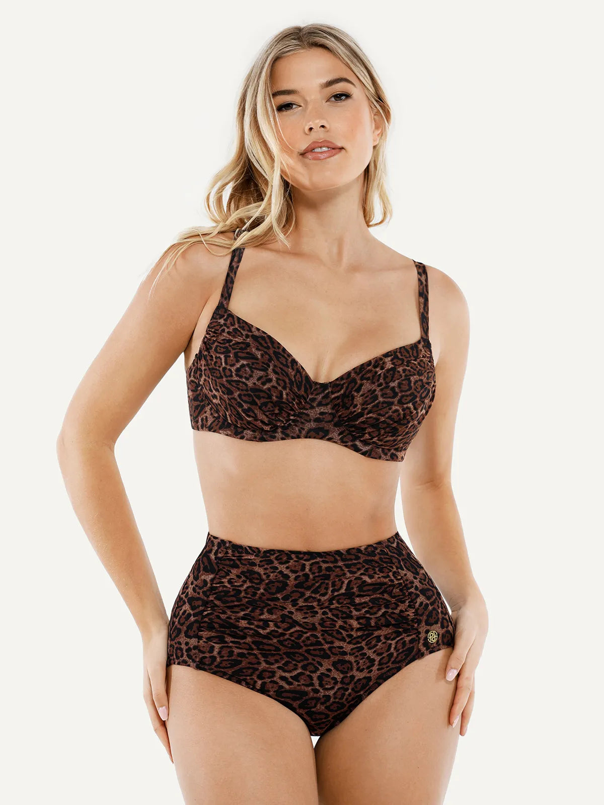 AR UNIVERSAL Ruched Tummy Control Bikini Set swimwear
