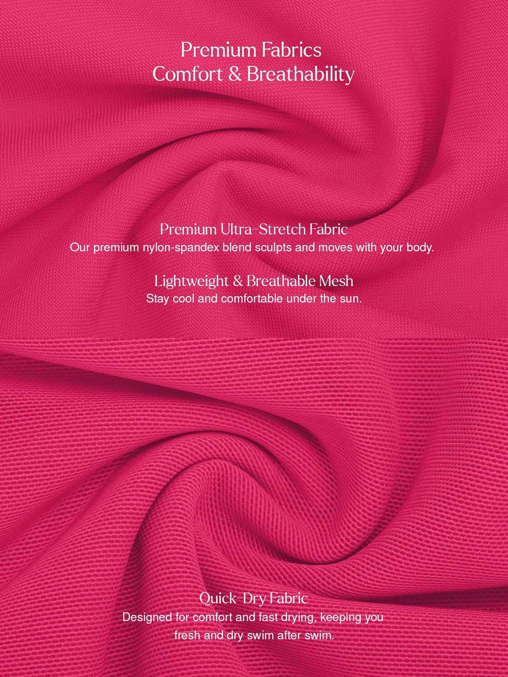 AR UNIVERSAL Solid Sculpting One-Piece Swimsuit swimwear