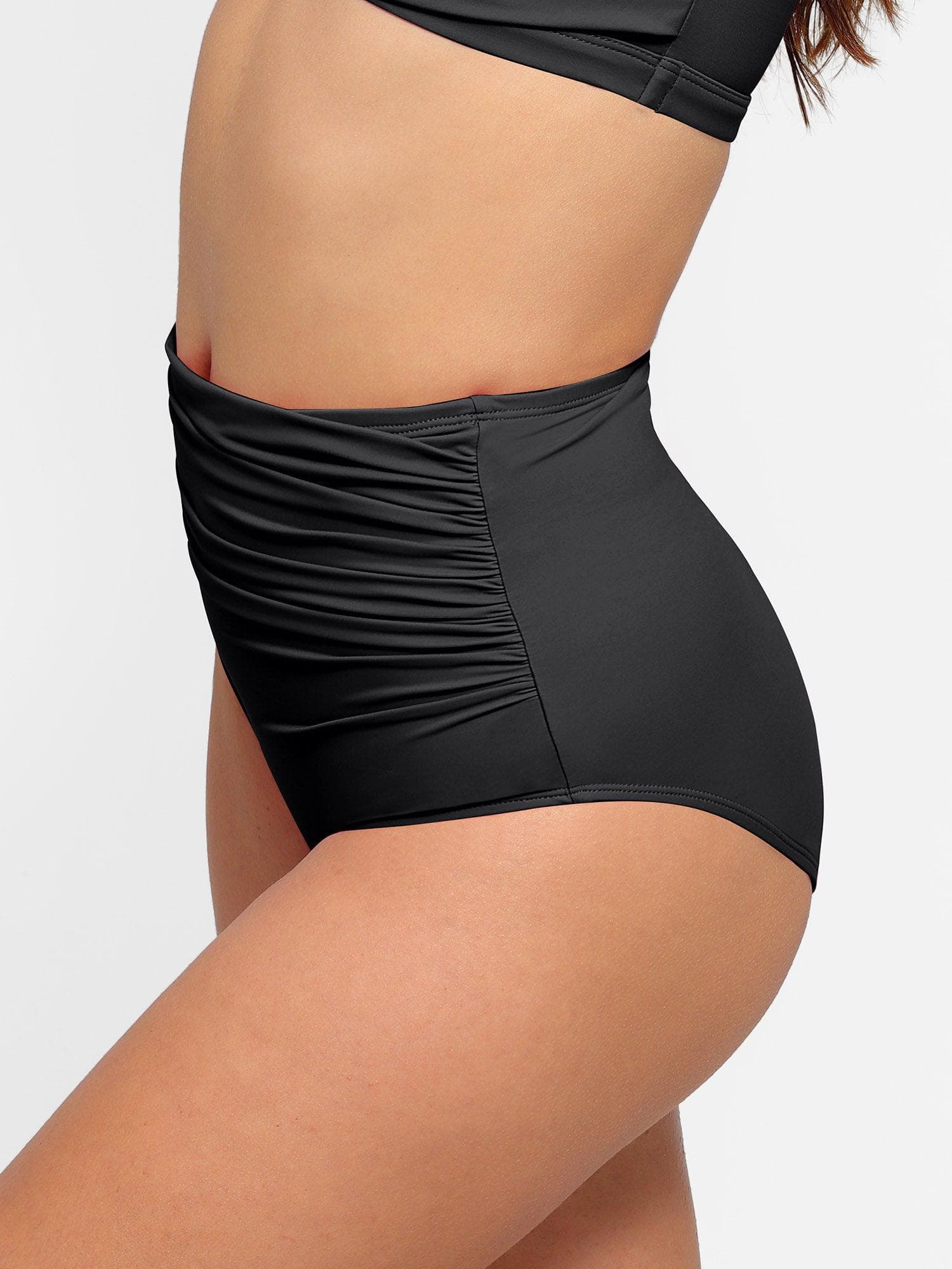 AR UNIVERSAL Ruched Bikini Top and Bottom Bundle swimwear