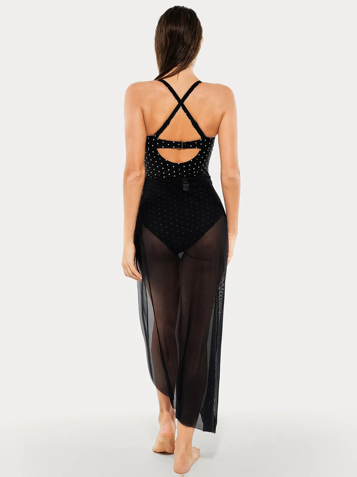 AR UNIVERSAL Twist and Shirred Sculpting One-Piece Swimsuit with Removable Straps swimwear